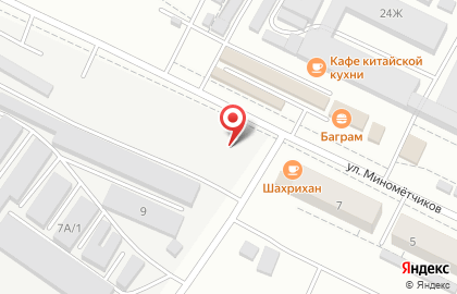 Приемный пункт вторичного сырья Уралвторма на улице Миномётчиков на карте