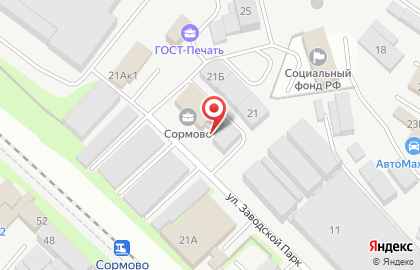 Торговая компания ИнтерКомплект в Сормовском районе на карте