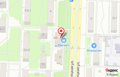 Кафе Лисья нора на Черновицкой улице на карте