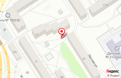 АлкоМаркет на Лесной на карте