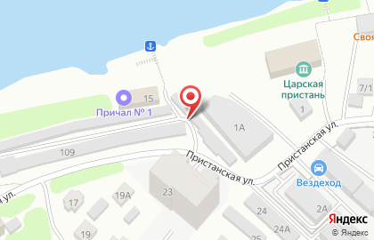 Бриз на Пристанской улице на карте