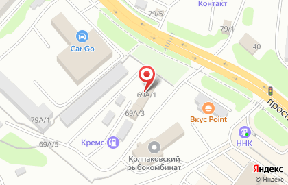 Автосервис Гараж в Петропавловске-Камчатском на карте