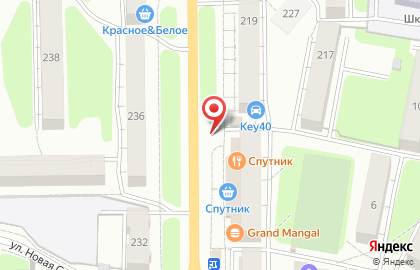 Киоск по продаже овощей и фруктов на Московской улице на карте
