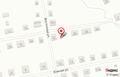 1C на Восточной улице на карте