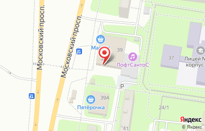 Магазин разливного пива Бавария на Московском проспекте на карте