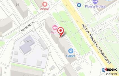 Интернет-магазин Юлмарт на проспекте Машиностроителей на карте