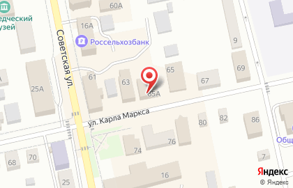 Торговый центр Орион на улице К.Маркса на карте