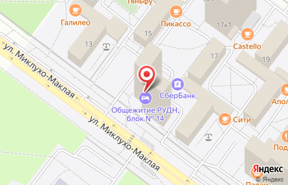 Продуктовый магазин в Москве на карте