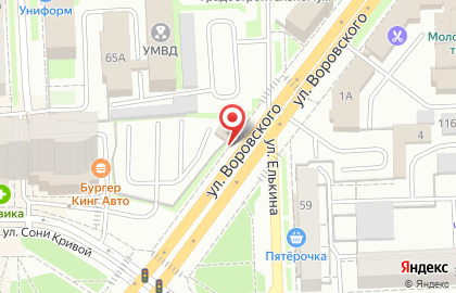 Магазин пиротехники Русский фейерверк в Центральном районе на карте