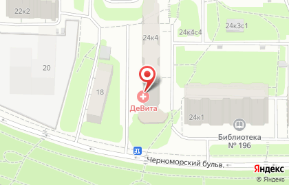 Клиника ДеВита в Москве на карте