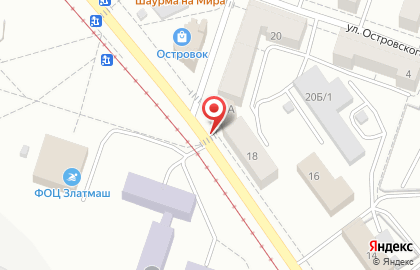 Торговая компания Аква-Сервис на улице Мира на карте