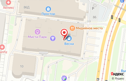 Оператор связи МТС на улице Малахова, 86в на карте