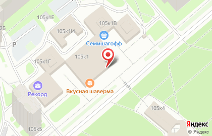 Банкомат СберБанк на проспекте Стачек, 105 к 1 на карте