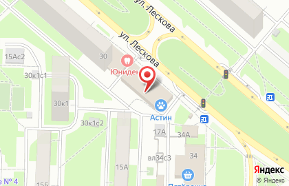 Аптеки Столицы, ГБУЗ на улице Лескова на карте