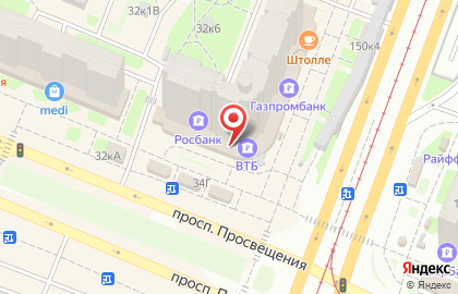 Банкомат Росбанк в Санкт-Петербурге на карте