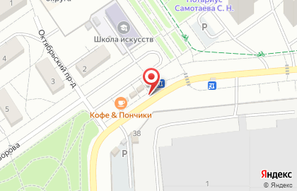 Киоск по продаже хлебобулочных изделий в Лосино-Петровском на карте