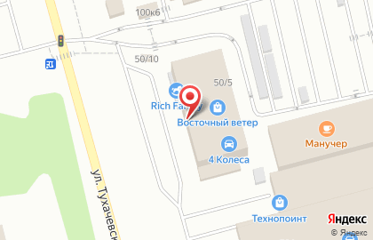 Кофейная компания LavAzza на улице Тухачевского на карте
