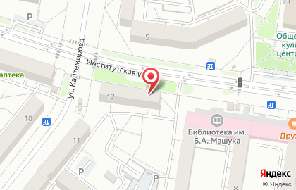 Магазин Суши wok на Институтской улице на карте