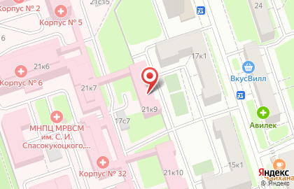 ЗАО Банкомат, Банк ВТБ 24 на улице Вучетича на карте