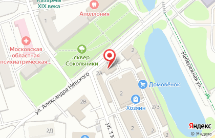 Магазин дверей Дверка на карте