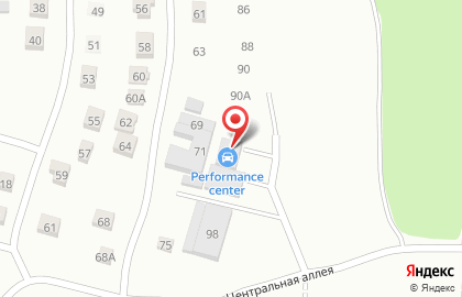 Автосервис Performance center на карте