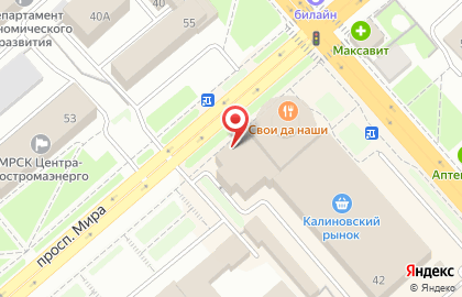 Офтальмологический центр Сокол на Калиновской улице на карте