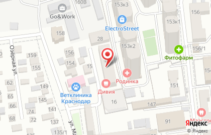 Стоматологическая клиника Дивия в Юшковском переулке на карте