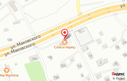 Кафе Соль и Перец во Владивостоке на карте