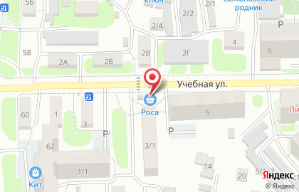 Магазин продуктов Роса на карте
