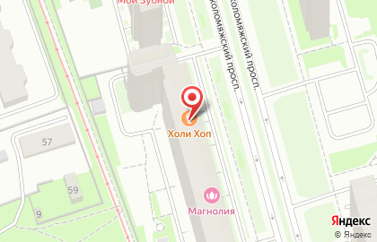 Служба экспресс-доставки Сдэк на Новоколомяжском проспекте на карте