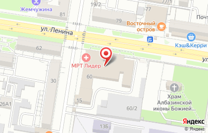 Банкомат МТС Банк, Благовещенский филиал на улице Ленина на карте