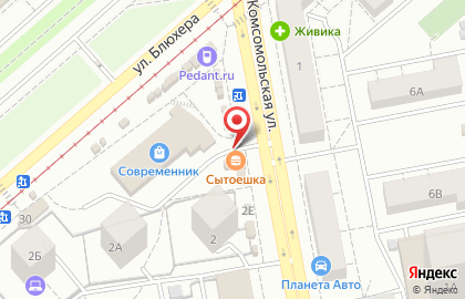 Связной на Комсомольской на карте