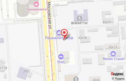 Пеликан на Московской улице на карте