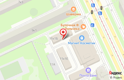 Магазин мебели в Санкт-Петербурге на карте