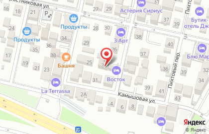 Отель Восток в Сочи на карте