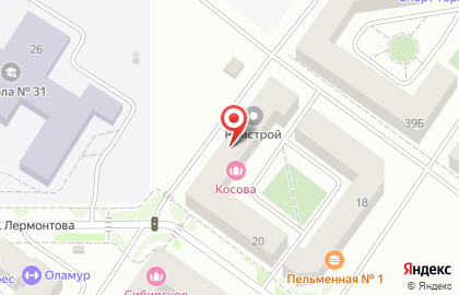 Торговая компания Техснаб на улице Лермонтова на карте