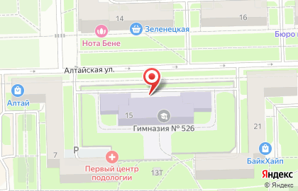 Гимназия №526, Московский район на карте