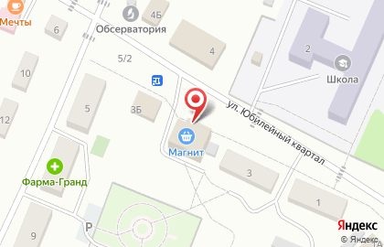 Супермаркет Магнит в Тюмени на карте