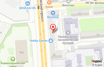 Hobby Games – Воронеж, на Московском проспекте на карте