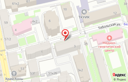 Тобольская 3 на карте