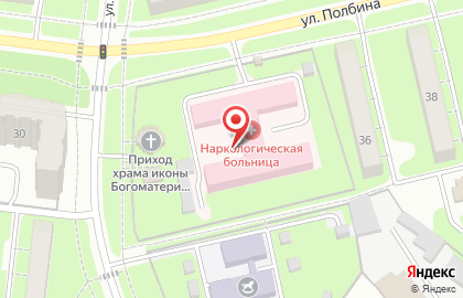 Центр реабилитации наркозависимых в Ульяновске в Засвияжском районе на карте