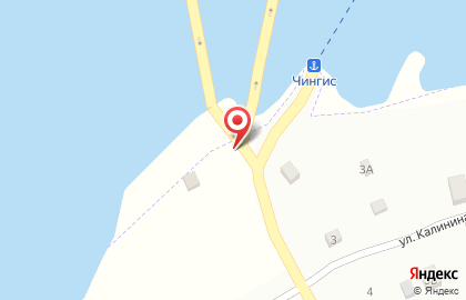 Паромная переправа Чингис-Спирино в Новосибирске на карте