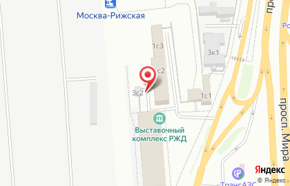 Музей железнодорожного транспорта Московской железной дороги в Москве на карте