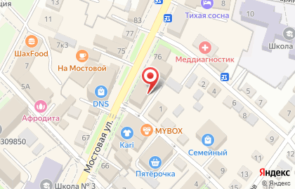 Микрокредитная компания кв Пятый Элемент Деньги на Мостовой улице на карте