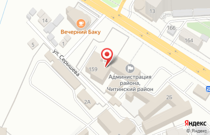 Читинский районный суд на карте