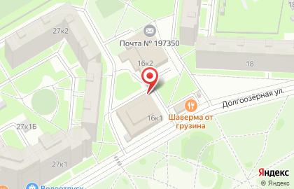Подростково-молодежный клуб Буревестник на карте