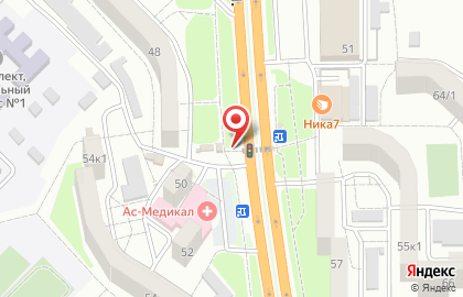 Цветочный салон Букетто на Московской улице на карте