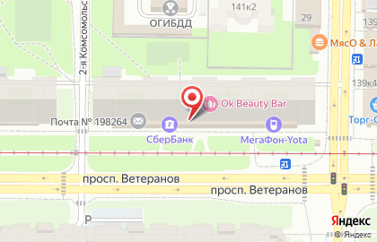 Банкомат СберБанк в Санкт-Петербурге на карте