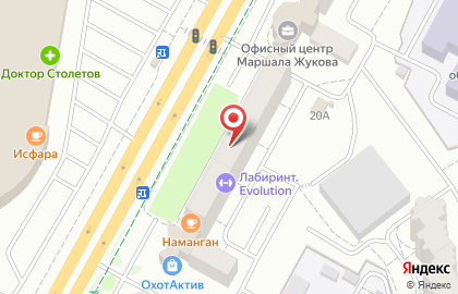 Магазин автотоваров CompasAuto на улице Маршала Жукова на карте