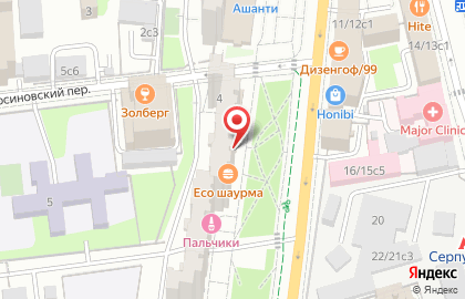 Кондитерский магазин в Москве на карте